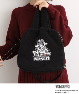 GROVE (Women)/グローブ ボア巾着トート(2002562596) クロ019 旅行用かばん・バッグ【三越伊勢丹/公式】