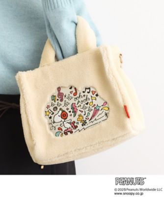 GROVE (Women)/グローブ ボアスクエア2WAYトート(2002562597) シロ004 旅行用かばん・バッグ【三越伊勢丹/公式】