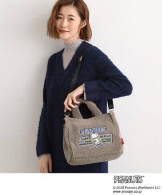 PEANUTS】ボアスクエア2WAYトート（2002562597