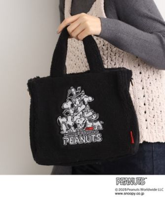 GROVE (Women)/グローブ ボアスクエア2WAYトート(2002562597) クロ019 旅行用かばん・バッグ【三越伊勢丹/公式】