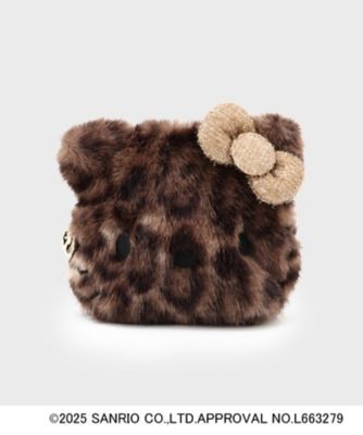 ハローキティ　ロールスクリーン　ニュースポーラ バッグのワンポイントに♪／ HELLO KITTY × BRILMY リップが縦に