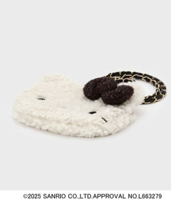 ハローキティ】フェイス型2WAYふわふわミニショルダーバッグ