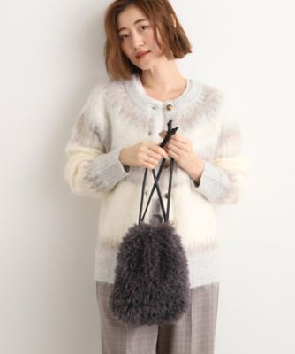 プードル巾着チェーンショルダー（2002562765） | GROVE