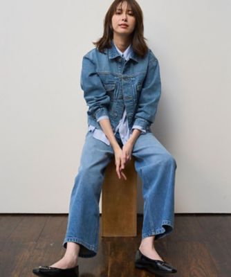 デニムジャケット【洗濯機OK】（2002562774） | OPAQUE