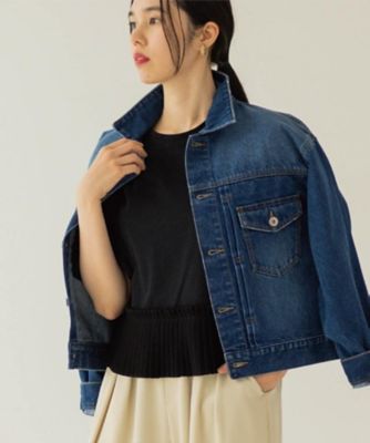 デニムジャケット【洗濯機OK】（2002562774） | OPAQUE