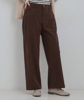 【定価7.6万】STONE  コーデュロイ ワイドパンツ アイボリー ワイドパンツ メンズ コーデュロイ スラックス 無地 ゆったり