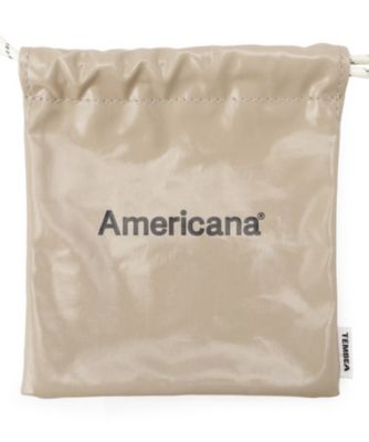 美品AmericanaアメリカーナTEMBEA 別注PVCコーティング巾着バッグ 