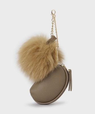 ＜UNTITLED (Women)＞【トレンド／ギフト】ファー＆ポーチチャーム（２００２５６５２５０）