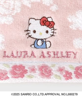 サンリオキャラクターズ コラボ】ハローキティ＆バラ タオルハンカチ