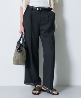 ＜INDIVI (Women)＞【洗える／メッシュ素材／ＳＥＴＵＰ可能】ワイドパンツ（２００２５６５３３０）