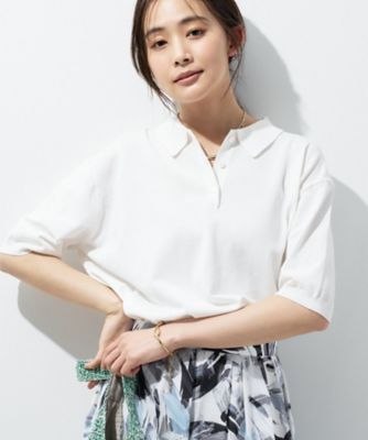 ＊LEONARD 着心地さらり薄手ニット風　カットソー さら軽シアーニット(洗濯機OK) - ファッション通販ならセシール(cecile)