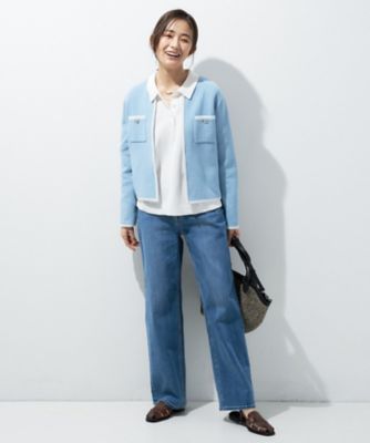 スリーブレスドライタッチポロニット Mila Owen（ミラオーウェン）の「【ウォッシャブル】【接触冷感
