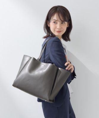 ＜INDIVI (Women)＞【Ａ４収納可能／合成皮革】キャリアタックバッグ（２００２５６５４６８）