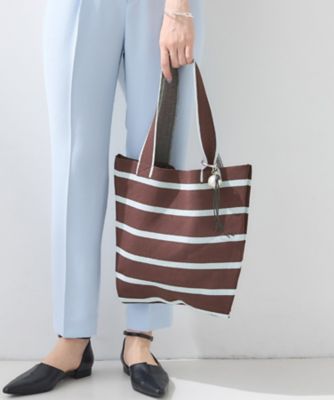 WEB限定カラー／A4収納】柄ニットバッグ（2002565493