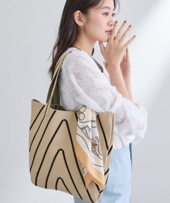 WEB限定カラー／A4収納】柄ニットバッグ（2002565493