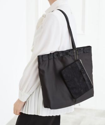 ＜GROVE (Women)＞【セレモニー】レースポーチＡ４ポケッタブルトート（２００２５６５８２７）