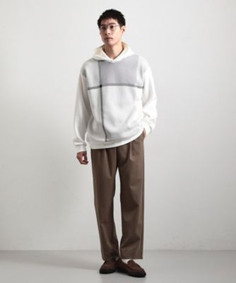 フロントチェック柄ニットパーカー（2002565837） | THE