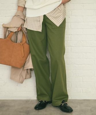 コットン100／洗える】サテンベイカーパンツ（2002565957