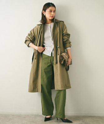 コットン100／洗える】サテンベイカーパンツ（2002565957