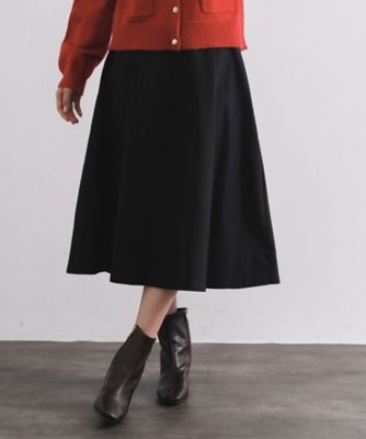 OPAQUE.CLIP (Women)/オペークドットクリップ タフタフレアスカート(2002566015) クロ019 ひざ丈スカート【三越伊勢丹/公式】