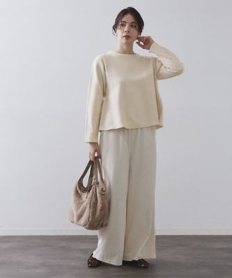 ペプラムニット【洗濯機OK】（2002566018） | OPAQUE.CLIP