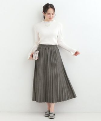 洗濯機可／S－LL】縦ラインですっきり見せる スエードライク