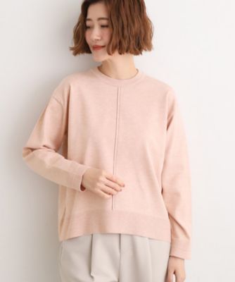SETUP可能】冬から春まで心地よく タック編みオーバーサイズ