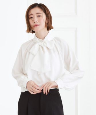 マルチWAY】アソートボウタイブラウス【手洗いOK