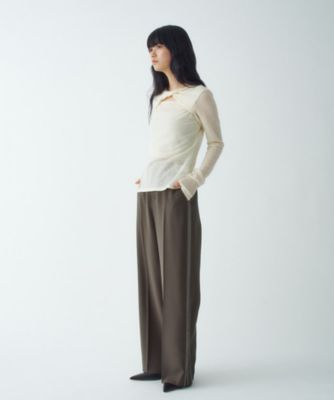 twist sheer jersey top（2002566155