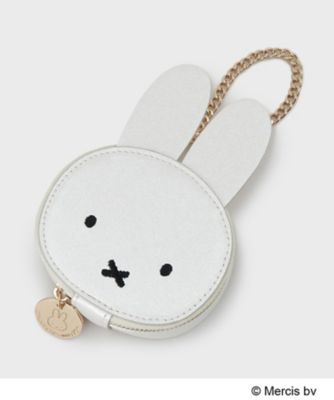 ＜OPAQUE.CLIP (Women)＞【コラボ】ｍｉｆｆｙ　ｘ　ＯＰＡＱＵＥ．ＣＬＩＰ　ミラー付き合成皮革フェイス型チャーム（２００２５６６１８３）