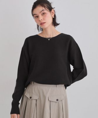 S－XLサイズ／選べる6色】どこから見ても美しい ガーターニット