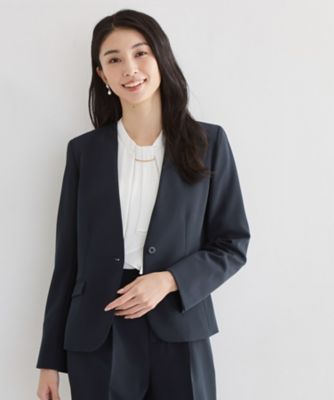 Love 6様 ☆美品☆ iCB LooseWeave ダブルセットアップスーツ SHIPS any:〈洗濯機可能〉ウールライク ストレッチ セットアップ