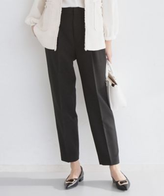 ＜THE SHOP TK (Women)＞【通勤・セレモニー】美脚シルエット　ダブルクロステーパードパンツ／セットアップ可（２００２５６６８２０）