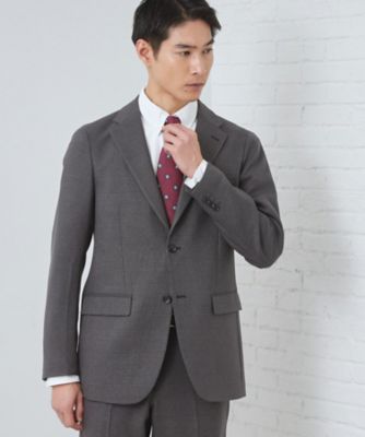 セットアップ可／防シワ／洗濯機OK】AVANT WOOLYグレン