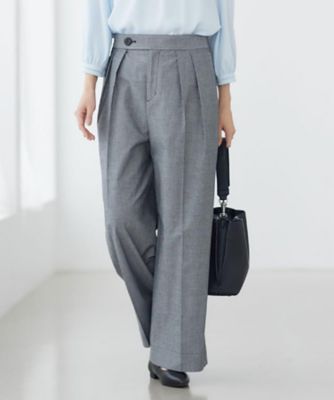 ダンガリーワイドパンツ（2002566923） | Reflect (Women