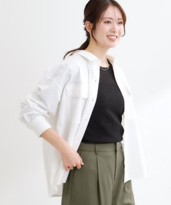 ＜Reflect (Women)＞【羽織にも◎】ダンガリーシャツ（２００２５６６９２６）