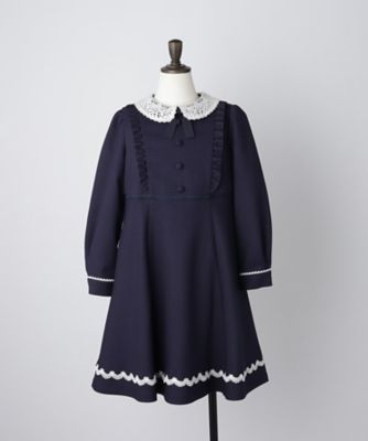 120－130】ネイビーフォーマルワンピース／入園・卒園・入学