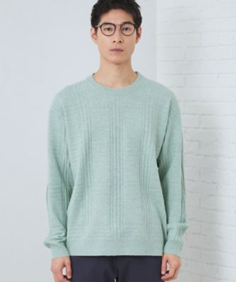 優しい肌触り】カシミヤタッチ チェックニット 洗濯機OK