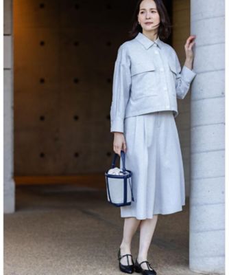 新品タグ付❤︎25SS PRIDE コットン リネン 切替 ブルゾン ジャケット ブルゾン 25SS LIGHT WEIGHT JACKET M8450