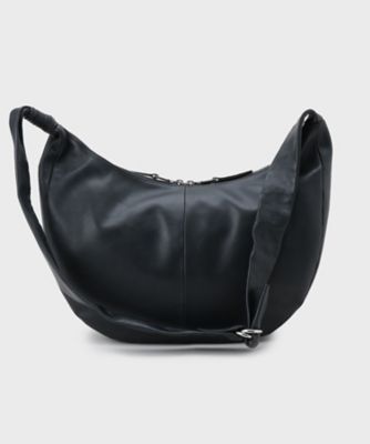 牛革使用】リアルレザーラウンドショルダーバッグ