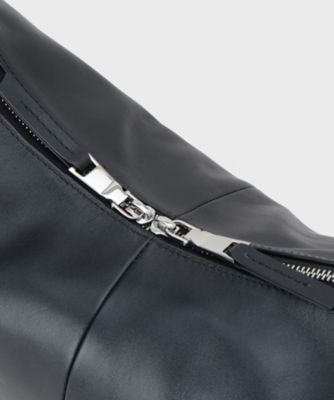 牛革使用】リアルレザーラウンドショルダーバッグ