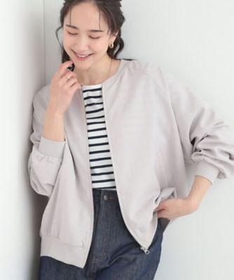 SHOO LA RUE (Women)/シューラルー 麻調リブブルゾン（２００２５６７４２１）