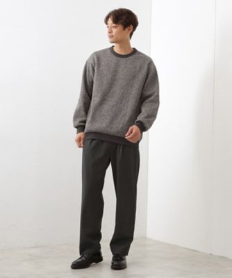 セミワイドイージーパンツWARM 洗濯機OK／裏起毛／ストレッチ