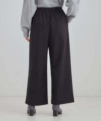 洗濯機可／S－LL】風を通しにくい フラップイージーワイドパンツ