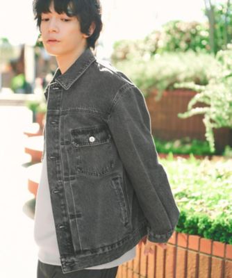 大人にも取り入れやすい】デニムジャケット セットアップ可／洗濯機
