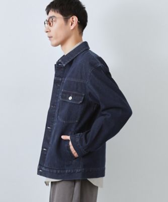 大人にも取り入れやすい】デニムジャケット セットアップ可／洗濯機