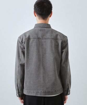 大人にも取り入れやすい】デニムジャケット セットアップ可／洗濯機
