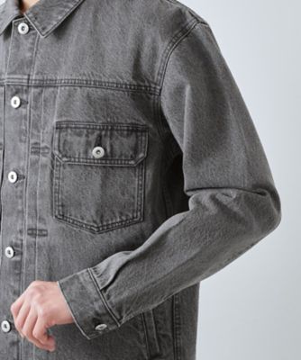 大人にも取り入れやすい】デニムジャケット セットアップ可／洗濯機