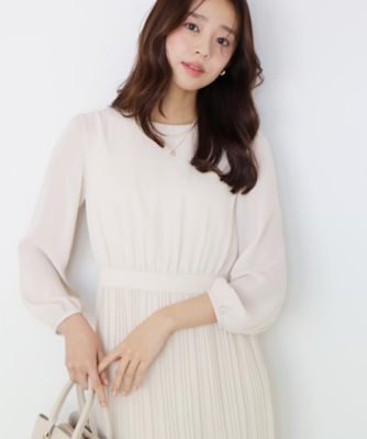 洗える／セレモニー】プリーツワンピース（2002567675