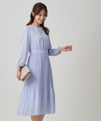 洗える／セレモニー】プリーツワンピース（2002567675